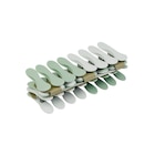Lot de 16 clips bi matière - CARREFOUR HOME dans le catalogue Carrefour