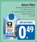 Katzen-Milch im Angebot bei EDEKA in Memmingen Katzen-Milch Angebote von LEKRA bei EDEKA Memmingen für 0,49 €