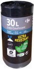 20 sacs poubelle 30 L - Carrefour à Neuilly-sur-Seine 20 sacs poubelle 30 L en promo chez Carrefour Neuilly-sur-Seine à 5,20 €