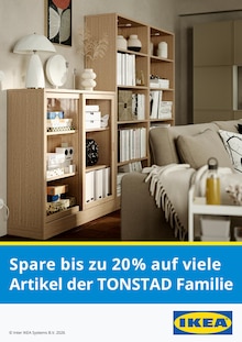 IKEA Prospekt Spare bis zu 20% auf viele Artikel der TONSTAD Familie mit 1 Seite