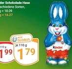 Schokolade Hase Angebote von Kinder bei GLOBUS Salzgitter für 1,79 €