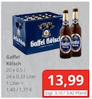 Aktuelle Kölsch Angebote bei Getränkewelt Dünnwald in Bergisch Gladbach Aktuelles Gaffel Kölsch Angebot bei Getränkewelt Dünnwald in Bergisch Gladbach ab 13,99 €