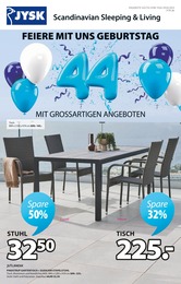 JYSK Prospekt: "FEIERE MIT UNS GEBURTSTAG", 25 Seiten, 19.03.2023 - 29.04.2023
