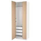 Schrankkombination weiß/Eicheneff wlas 75x60x236 cm im Angebot bei IKEA in Ravensburg Schrankkombination weiß/Eicheneff wlas 75x60x236 cm Angebote von PAX / FORSAND bei IKEA Ravensburg für 355,00 €