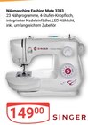 Nähmaschine Fashion Mate 3333 Angebote von Singer bei GLOBUS Kempen für 149,00 €