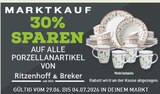 Porzellanartikel Angebote von Ritzenhoff & Breker bei Marktkauf Kamen
