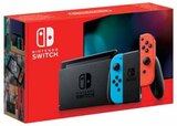 Console Nintendo Switch avec manettes Joy-Con bleu néon / rouge néon - Nintendo en promo chez Intermarché Console Nintendo Switch avec manettes Joy-Con bleu néon / rouge néon - Nintendo dans le catalogue Intermarché