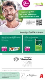 mea - meine apotheke Prospekt für Ulm: "Unsere August-Angebote", 4 Seiten, 01.08.2026 - 31.08.2026