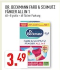 Farb & Schmutz Fänger All in 1 im Angebot bei Marktkauf in Mettmann Farb & Schmutz Fänger All in 1 Angebote von Dr. Beckmann bei Marktkauf Mettmann für 3,49 €