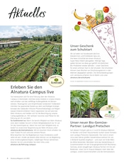 Aktueller Alnatura Prospekt mit Bananen, "Alnatura Magazin", Seite 6