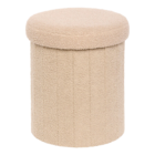 Pouf pliant Jaiko bouclette - Maxi Bazar à Villeurbanne Pouf pliant Jaiko bouclette en promo chez Maxi Bazar Villeurbanne à 9,99 €