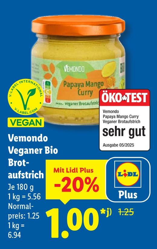 Veganer Bio Brotaufstrich