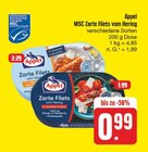 MSC Zarte Filets vom Hering im Angebot bei EDEKA in Leipzig MSC Zarte Filets vom Hering Angebote von Appel bei EDEKA Leipzig für 0,99 €