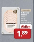 Schweinebraten natur Angebote von Goldmarie bei combi Hameln für 1,89 €