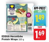 Herzstücke Protein Wraps bei EDEKA im Dunningen Prospekt für 1,49 €
