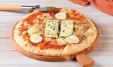 Pizza 4 fromages ou jambon champignons mozzarella ou chorizo poivron ou tomate mozzarella en promo chez U Express Dijon à 3,00 €