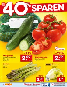 Tomaten im Netto Marken-Discount Prospekt "Aktuelle Angebote" mit 61 Seiten (Reutlingen)