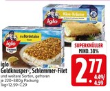 Iglo im EDEKA Prospekt Goldknusper-, Schlemmer-Filet von iglo im aktuellen EDEKA Prospekt für 2,77 €