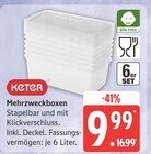 Mehrzweckboxen im Angebot bei Marktkauf in Wismar Mehrzweckboxen Angebote von Keter bei Marktkauf Wismar für 9,99 €