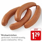 EDEKA Esslingen - Rindswürstchen Angebot im Prospekt Rindswürstchen bei EDEKA im Esslingen Prospekt für 1,29 €