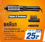 Warmluftbürste Satin Hair 3 AS 330 bei expert im Lemgo Prospekt für 25,00 €