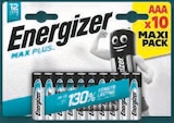 Lot de 10 piles Energizer Max Plus - Energizer - Hyper U à Villeneuve-d'Ascq Lot de 10 piles Energizer Max Plus - Energizer en promo chez Hyper U Villeneuve-d'Ascq à 7,78 €