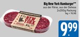 Big New York Hamburger im E xpress Prospekt Big New York Hamburger von im aktuellen E xpress Prospekt für 9,99 €