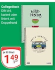 Collegeblock im Angebot bei GLOBUS in Bochum Collegeblock Angebote bei GLOBUS Bochum für 1,49 €