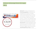 Schmerzmittel im LINDA Partnerapotheke Prospekt Schmerzgel forte 23,2 mg/g von Voltaren im aktuellen LINDA Partnerapotheke Prospekt für 26,99 €
