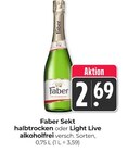 Sekt halbtrocken bei Hieber im Prospekt "" für 2,69 €
