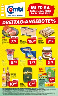 Nutella im combi Prospekt "DREITAG-ANGEBOTE" mit 1 Seiten (Bad Oeynhausen)