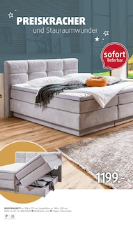 Boxspringbett im Polstermöbel Fischer Prospekt "BOXSPRING SPEZIAL" mit 21 Seiten (Nürnberg)