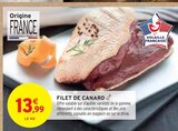 Promo Filet de Canard à 13,99 € dans le catalogue Intermarché à Saint-Pons