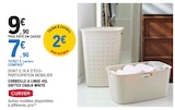 Corbeille à linge 45l softex chalk white - CURVER dans le catalogue E.Leclerc