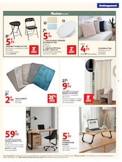 Promos Chaise dans le catalogue "LA RENTRÉE À PRIX K.O." de Auchan Hypermarché Chaise en promo dans le catalogue Auchan Hypermarché à la page 9