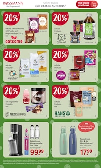 Sodastream Angebot im Rossmann Prospekt, gültig von 03.11.2025 bis 07.11.2025 Sodastream Angebot im aktuellen Rossmann Prospekt auf Seite 2