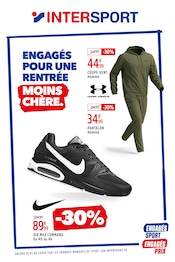 Catalogue Intersport en cours à Le Mans, "ENGAGÉS POUR UNE RENTRÉE MOINS CHÈRE.", Page 1