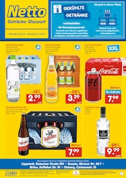 Netto Marken-Discount Prospekt für Geseke: "Gekühlte Getränke", 2 Seiten, 22.07.2024 - 27.07.2024