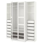 Kleiderschrank weiß/weißes Glas 200x60x236 cm im Angebot bei IKEA in Bornheim Kleiderschrank weiß/weißes Glas 200x60x236 cm Angebote von PAX / TYSSEDAL bei IKEA Bornheim für 934,00 €