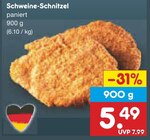 Schweine-Schnitzel im Angebot bei Netto Marken-Discount in Seevetal Schweine-Schnitzel Angebote bei Netto Marken-Discount Seevetal für 5,49 €