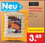Aktuelles Mini Geflügelrostbratwurst Angebot bei Netto Marken-Discount in Osnabrück ab 3,49 €