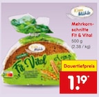 Mehrkornschnitte Fit & Vital Angebote bei Netto Marken-Discount Heidenheim für 1,19 €
