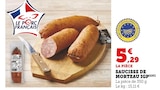 Saucisse de Morteau IGP à U Express dans Claville
