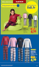 Prix et réduction Vêtements Enfant dans le prospectus Lidl en cours Offre Vêtements Enfant dans le catalogue Lidl du moment à la page 37