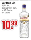 Gin 37,5% Vol. von Gordon's im aktuellen Trinkgut Prospekt für 10,99 €