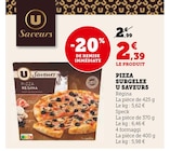 Pizza Surgelée Regina - U Saveurs dans le catalogue Super U