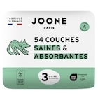 Couches Saines & Absorbantes - JOONE PARIS en promo chez Carrefour Grenoble à 13,22 €
