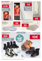 Woolworth Einlegesohlen im Prospekt Woolworth Einlegesohlen im Prospekt