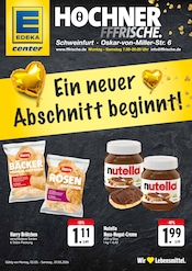 E center Supermarkt Prospekt der aktuellen Woche mit 4 Seiten, gültig von 02.03.2026 bis 07.03.2026, in Euerbach und Umgebung Aktueller E center Supermarkt Prospekt in Euerbach und Umgebung, "Wir lieben Lebensmittel!" mit 4 Seiten, 02.03.2026 - 07.03.2026