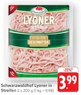 Lyoner in Streifen bei EDEKA im Birkenau Prospekt für 3,99 €